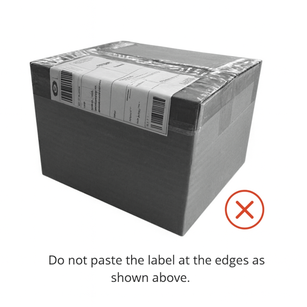 Do not paste label on edges
