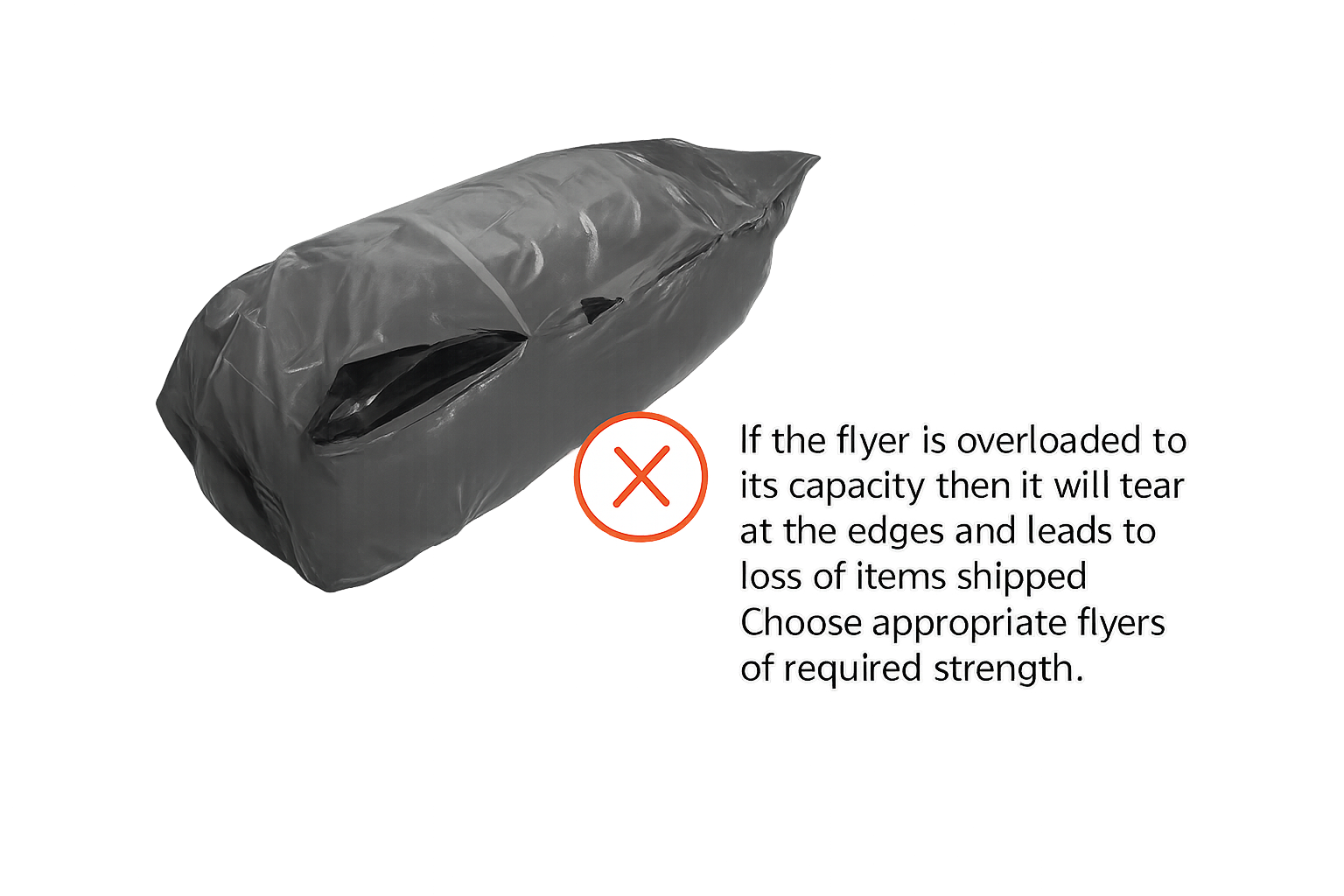 Flyer overloaded warning