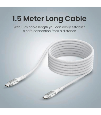 Portronics Type-C cable provides stable current for safe charging