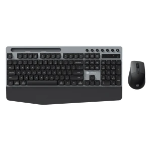 Key10 Combo 2.4 GHz Wireless | Multi-media Hotkeys | Smartphone Holder | Wrist-rest Comfort