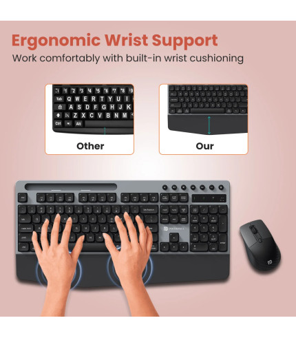 Seamless Wireless Connection Keyboard Mouse Combo