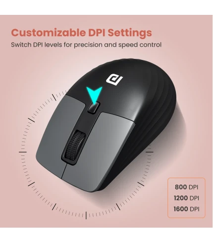 Key10 Combo 2.4 GHz Wireless | Multi-media Hotkeys | Smartphone Holder | Wrist-rest Comfort