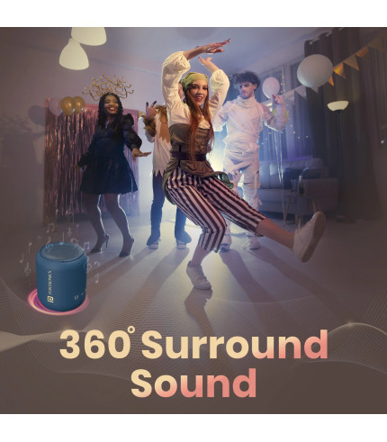 Portronics Sound Drum 1 TWS Bluetooth speaker used outdoors