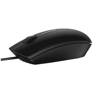 Dell Wired Mouse MS116 – Black USB Optical Mouse