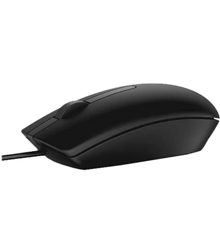 Dell Wired Mouse MS116 – Black USB Optical Mouse