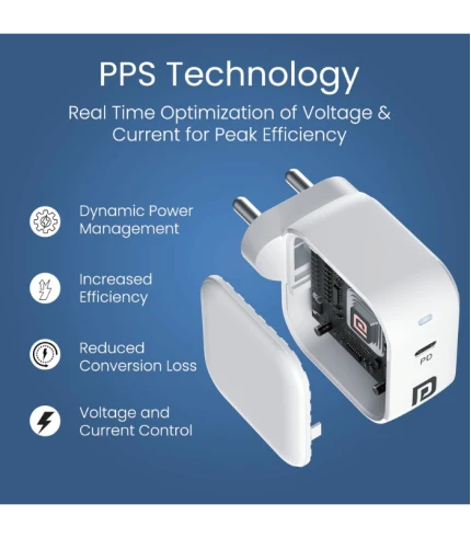 Adapto 45C – Type C PD Fast Charger with GaN & PPS Technology