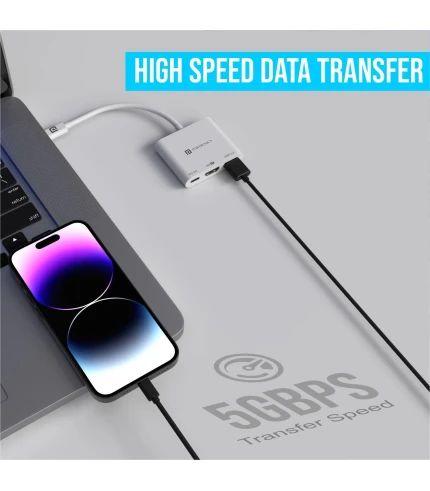 C-Konnect USB 3.0 | USB-C PD Charge | HDMI Port | Type-C Plug