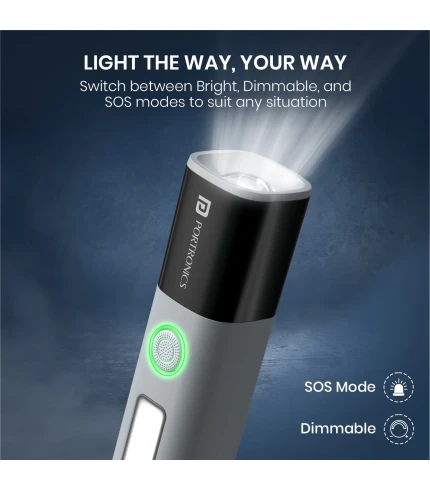 Portronics Eco Glow 2 (POR 3045) – Grey