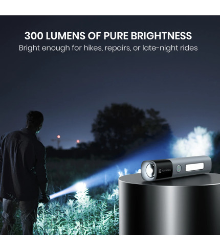 Front view of Portronics Eco Glow 2 (POR 3045) in Grey color