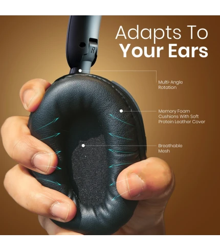Muffs M5 – Hybrid ANC Over-Ear Wireless Headphones with Bluetooth 5.3