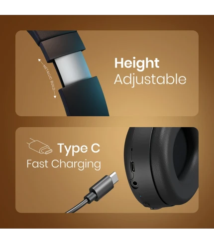 Muffs M5 – Hybrid ANC Over-Ear Wireless Headphones with Bluetooth 5.3