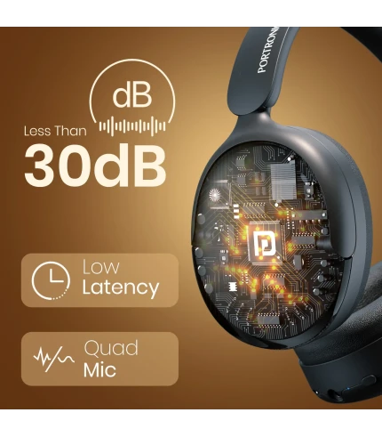 Muffs M5 – Hybrid ANC Over-Ear Wireless Headphones with Bluetooth 5.3