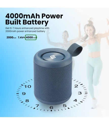 Portronics SoundDrum P (POR 1579) – Blue