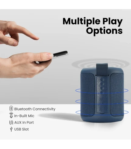 Portronics SoundDrum P (POR 1579) – Blue