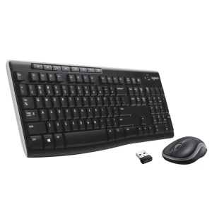 Logitech MK270r Wireless Keyboard and Mouse Combo (Black)