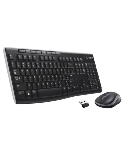 Logitech MK270r Wireless Keyboard and Mouse Combo (Black)